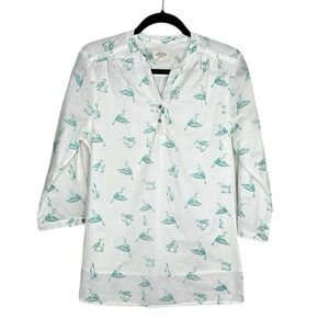 Mountain Warehouse Country to Coast Crane Bird Print Top size 10